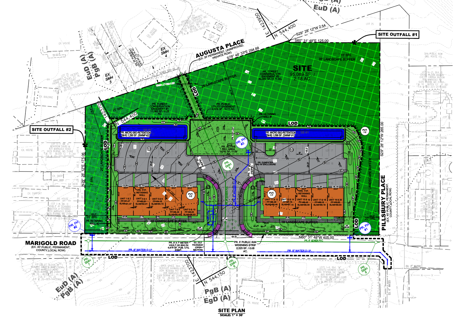 Original site plan (original proposal)